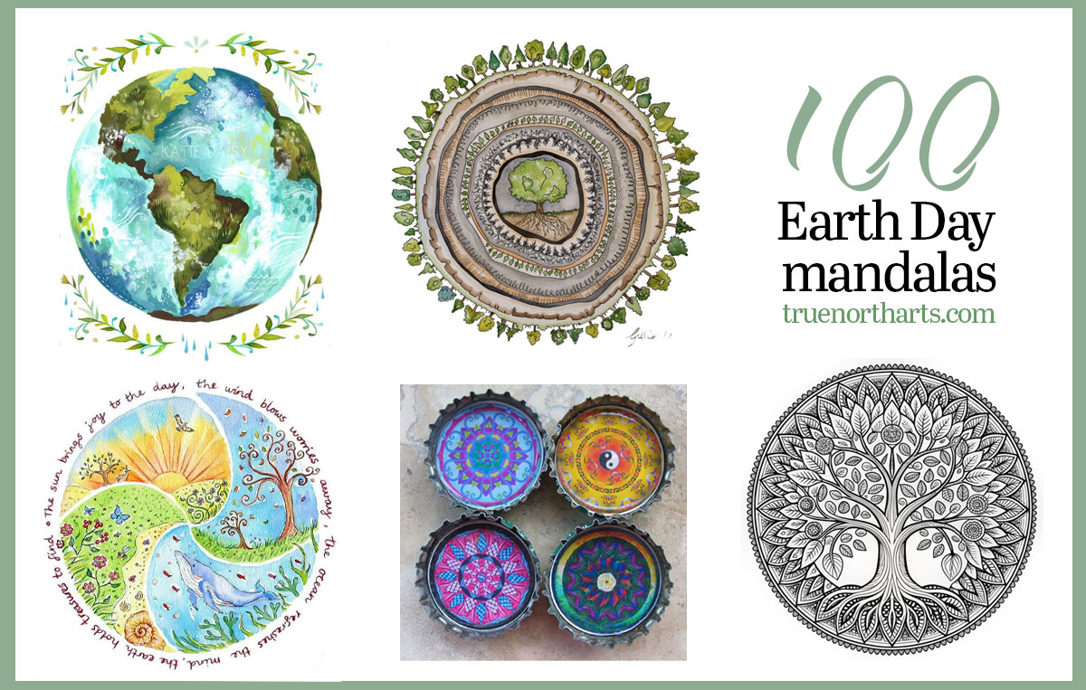 100 Mandalas for Earth Day